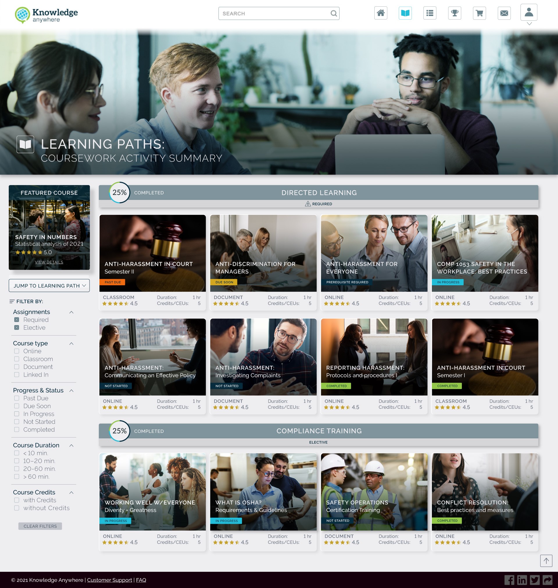 screenshot of Knowledge Anywhere